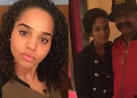 Dennis Graham with his daughter